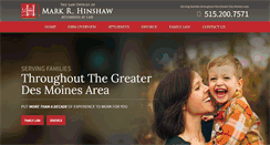 Desktop Screenshot of hawkeyedivorce.com